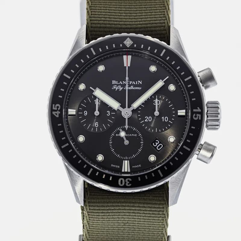 Blancpain — Blancpain Fifty Fathoms Bathyscaphe Chronographe Flyback 5200-1110-NABA — Watch — resale
