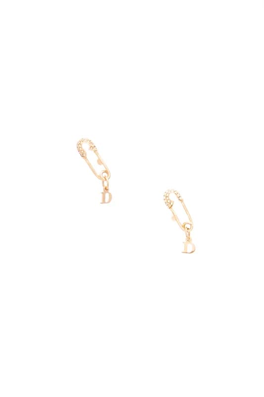 Christian Dior — Safety Pin Earrings — Jewelry — resale