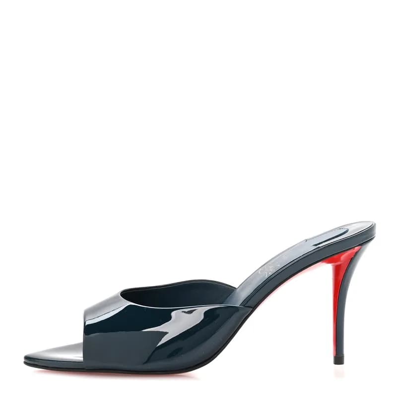 Christian Louboutin — Patent Me Dolly 85 Pumps 38.5 Last Night — Designer Shoe — resale