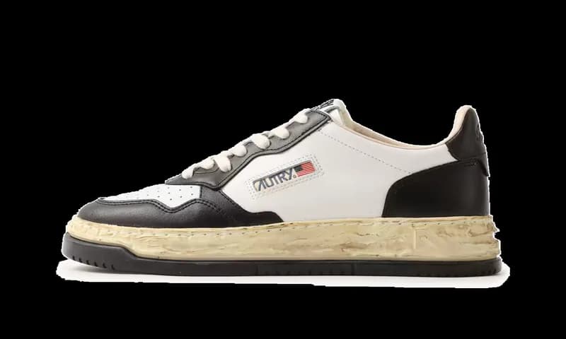 Autry — Super Vintage Low "MAISON MIHARA YASUHIRO - White Black" AVLM MMY3 — Sneaker — resale