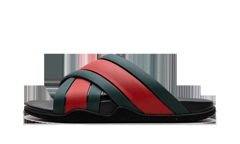 Gucci — Web Slide WMNS "Black Rubber" 627820 J8700 8460 - Size 37 — Sneaker — resale