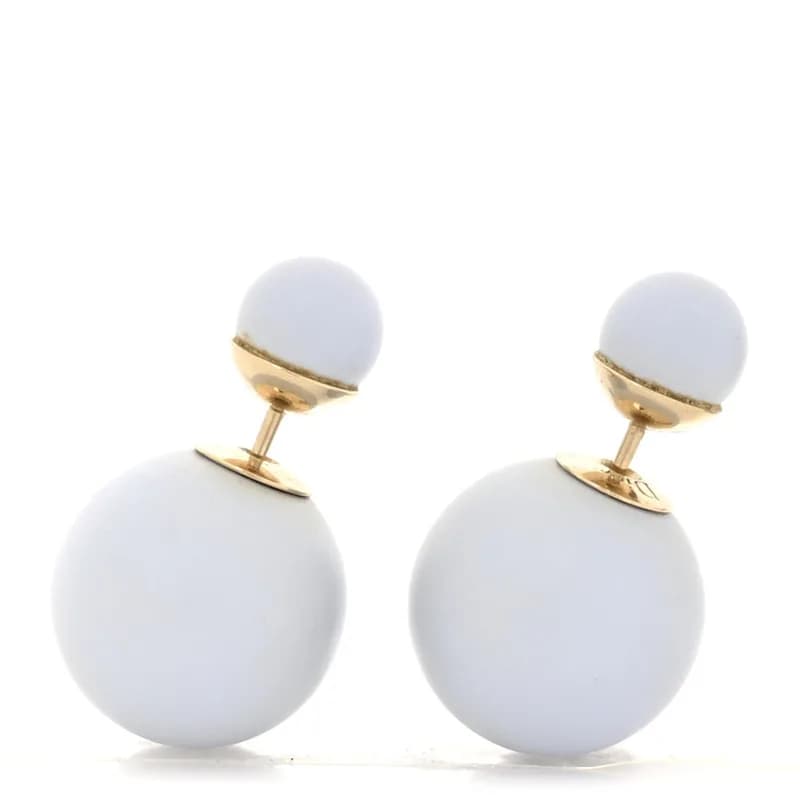 Christian Dior — Mise En Dior Tribal Earrings Matte Blue — Jewelry — resale