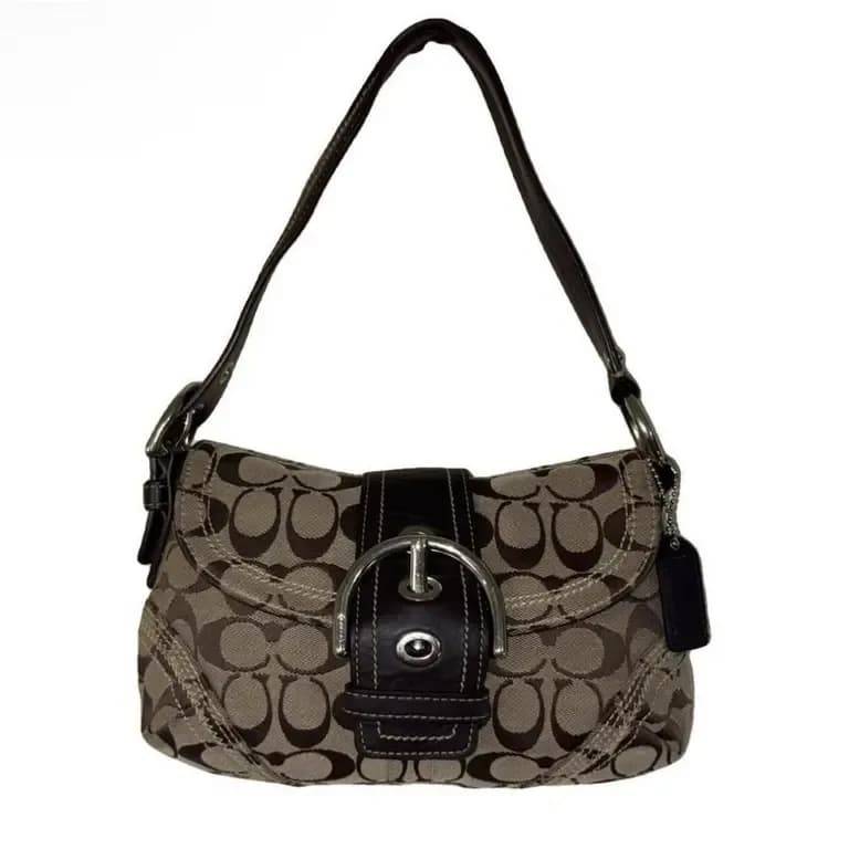 Coach — Signature Sufflette leather handbag — Handbag — resale