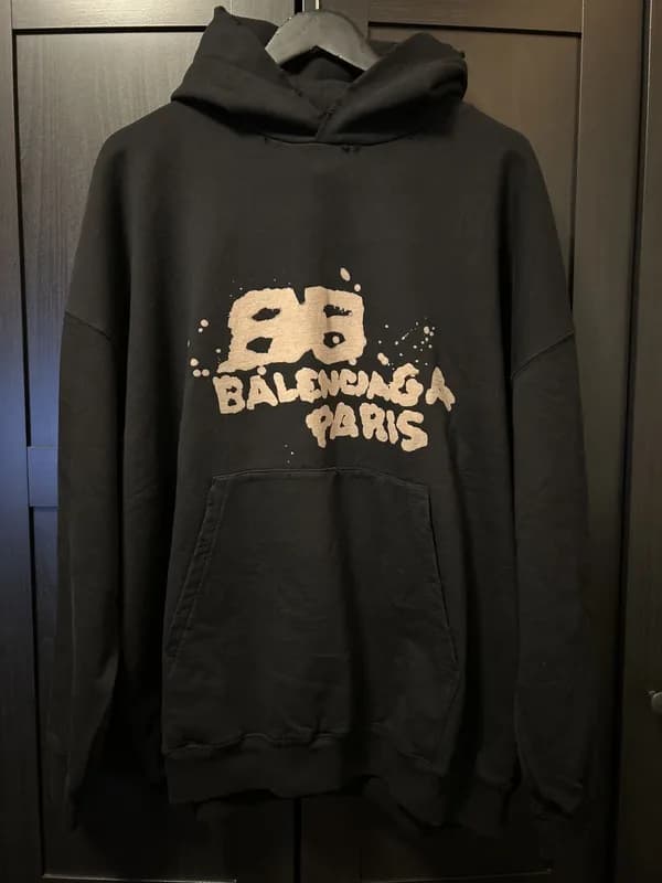 Balenciaga — Balenciaga Hand Drawn Icon Hoodie — streetwear — resale