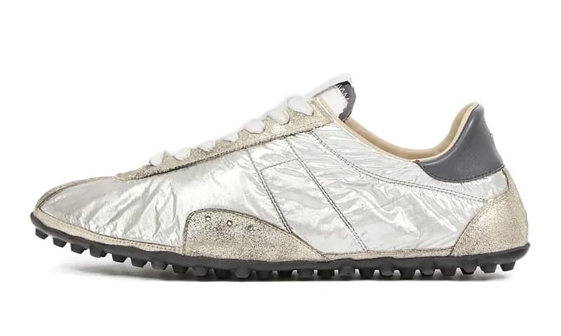 Maison Margiela — Sprinters Low Top Sneakers WMNS "SIilver White Natural" S58WS0267 P7451 HB123 — Sneaker — resale