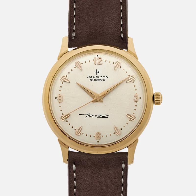 Hamilton — 1960s Hamilton Thin-O-Matic In 14k Yellow Gold — Watch — resale