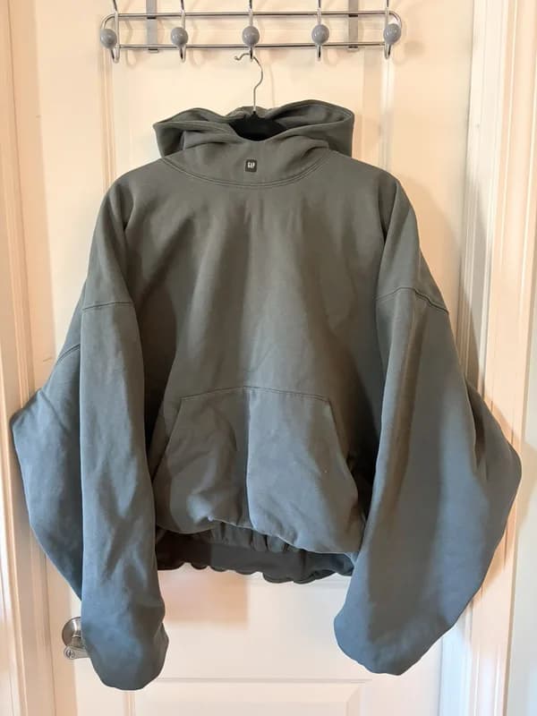 Balenciaga — Yeezy Gap Balenciaga Logo Hoodie Green Size Medium — streetwear — resale
