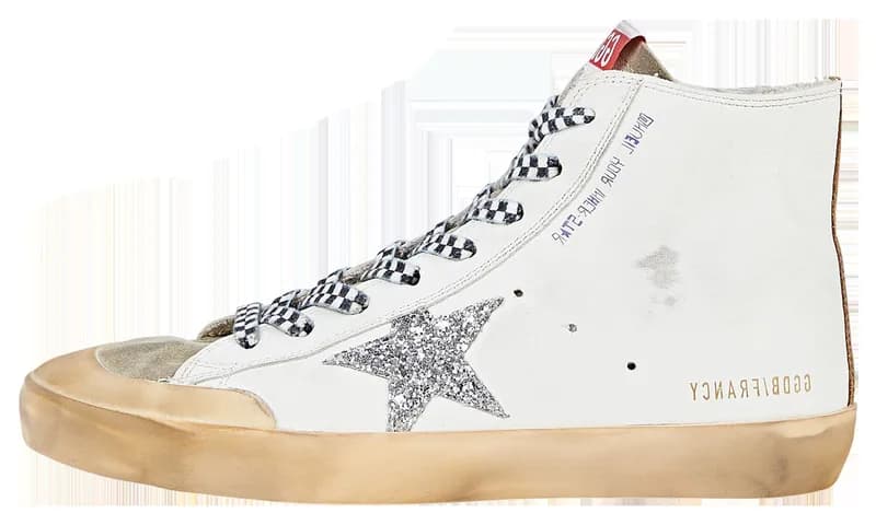 Golden Goose — Francy Penstar Classic Shoes "White Glitter Star" GWF00114.F003214.11184 — Sneaker — resale
