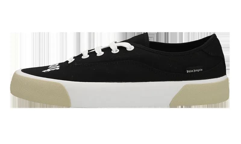 Palm Angels — Logo Lace-Up Skater Sneakers "Black/White" PMIN001S23FAB0011001 — Sneaker — resale