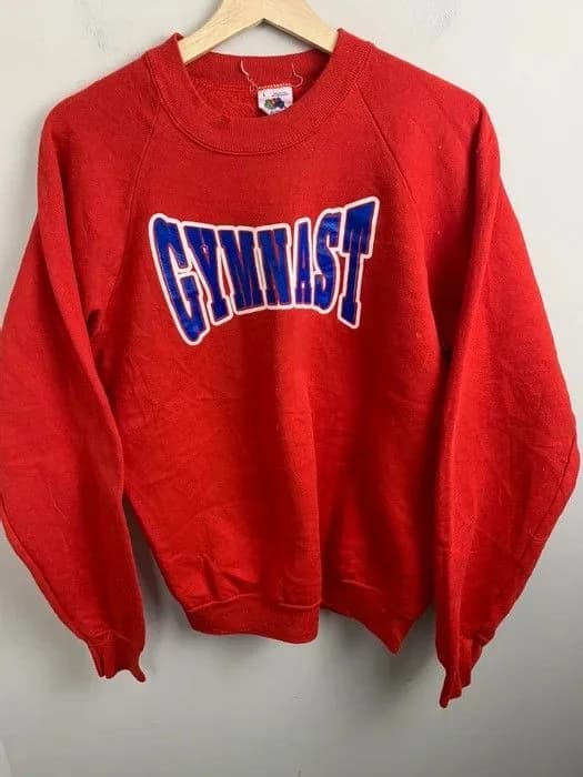 Vintage Crewneck Gymnast Track Crewneck — streetwear — resale