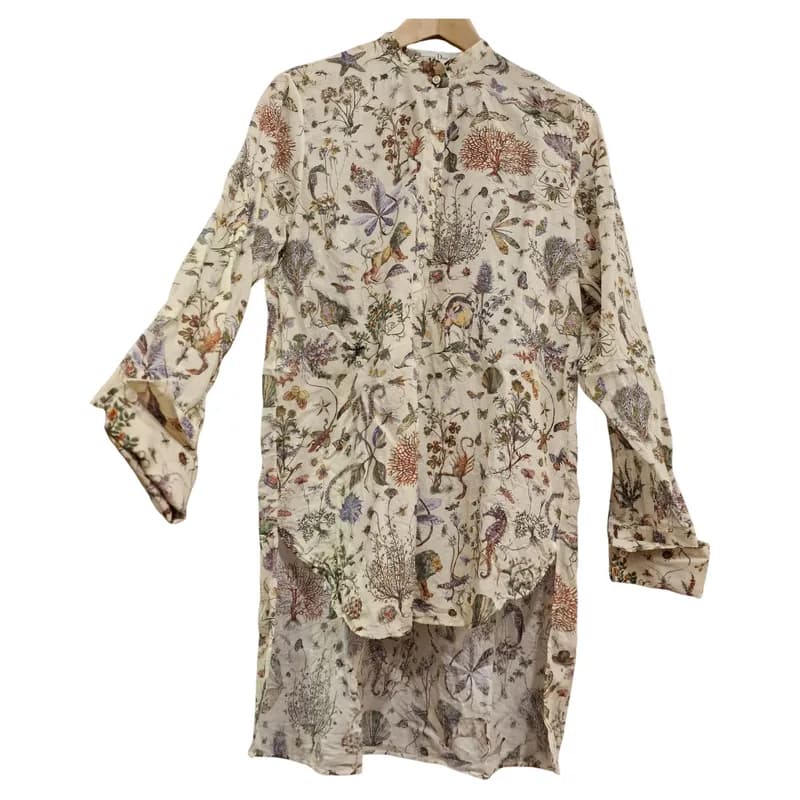 Christian Dior — Christian Dior Riviere Cotton Muslim Blouse Summer 2025 Season — Designer Shoe — resale