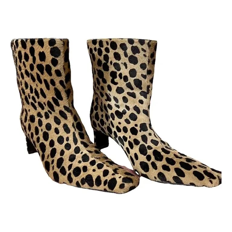 Khaite — Leather boots — Designer Shoe — resale