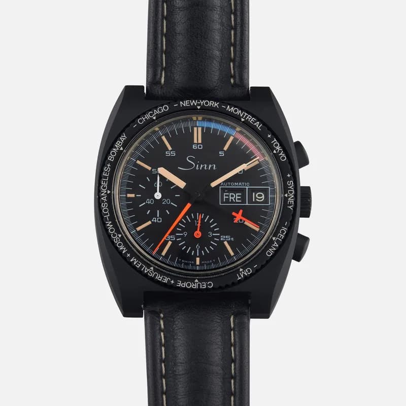 Sinn — 1980s Sinn Chronograph Ref. 143 With World-Time Bezel — Watch — resale