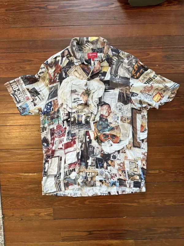 Supreme — Supreme Dashs Wall Rayon Shirt — streetwear — resale