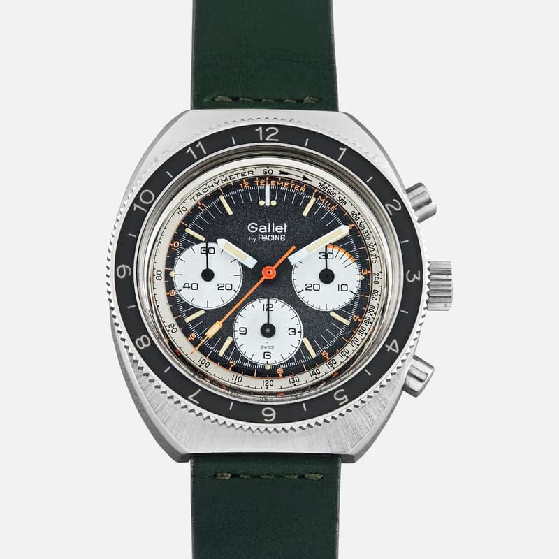 Gallet — 1970s Gallet By Racine Multichron — Watch — resale