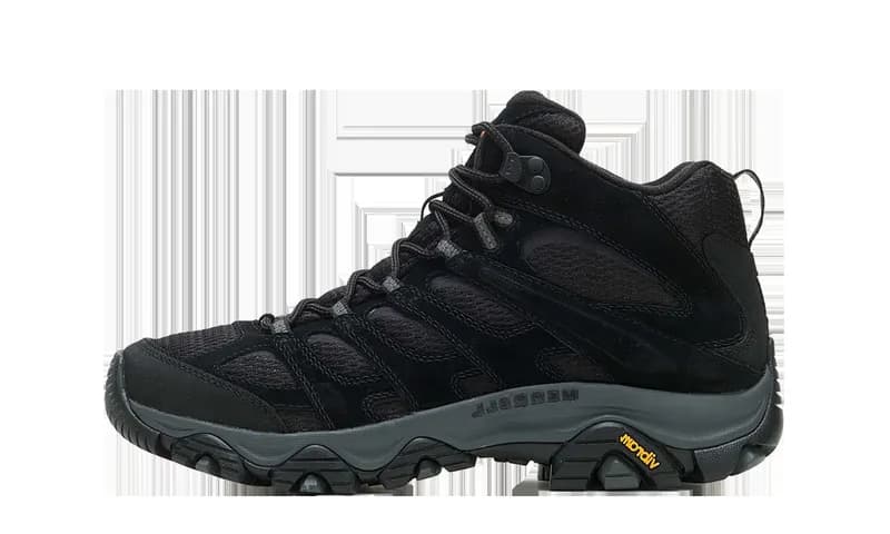 Merrell — Moab 3 Mid Hiking Boots "Black" J036561 — Sneaker — resale