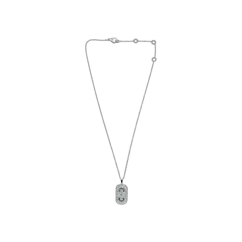 Bulgari — Bulgari White Gold Diamond Parentesi Necklace — Jewelry — resale