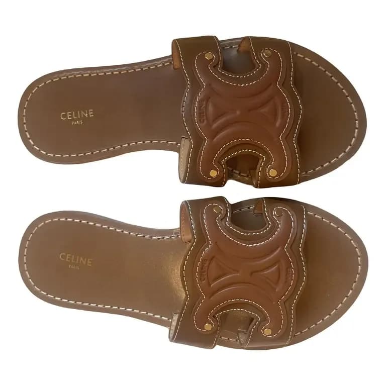 Celine — Leather sandal — Designer Shoe — resale