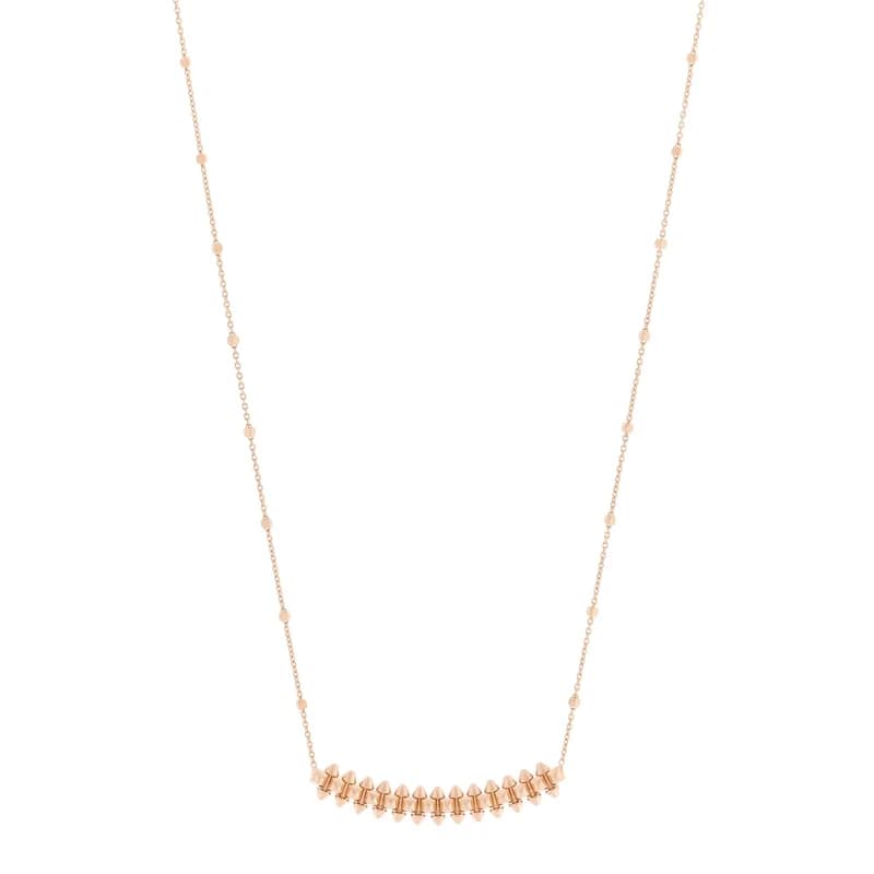 Cartier — 18K Pink Gold Small Clash de Cartier Necklace — Jewelry — resale