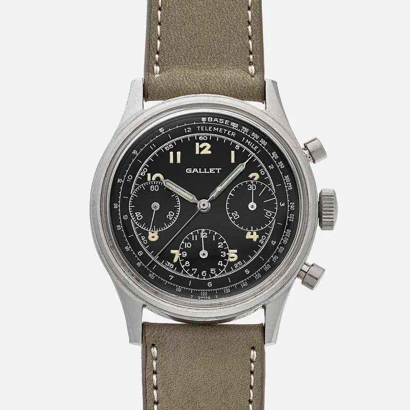 Gallet — 1960s Gallet Multichron 12 'Jim Clark' Chronograph — Watch — resale