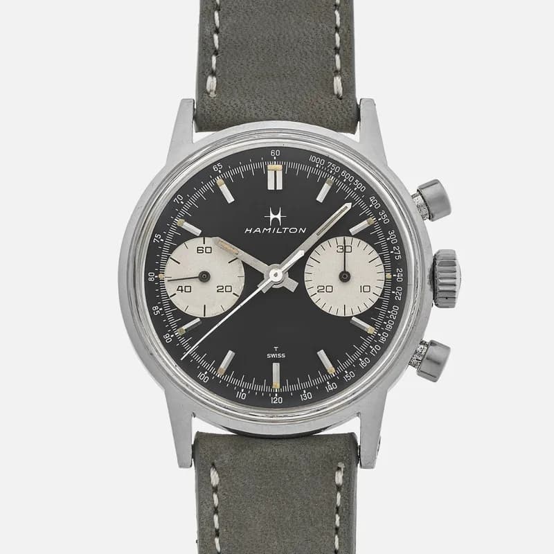 Hamilton — 1960s Hamilton 'Reverse Panda' Chronograph Ref. 7723 — Watch — resale