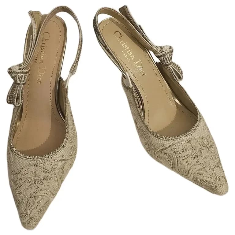 Dior — D-Mesure cloth heels — Designer Shoe — resale