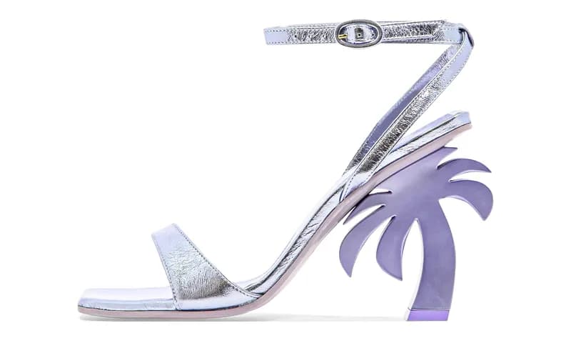 Palm Angels — Mule Heels WMNS "Metallic Purple" PWIH004F22LEA0023700 — Sneaker — resale
