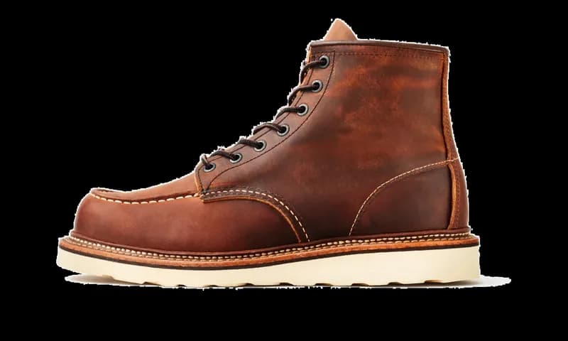 Red Wing — Classic Moc "Wide - Brown Leather / Black" 1907 WIDE — Sneaker — resale