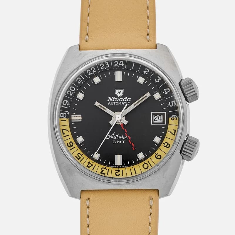 Nivada Grenchen — 1960s Nivada Antarctic GMT Ref. 87013 — Watch — resale