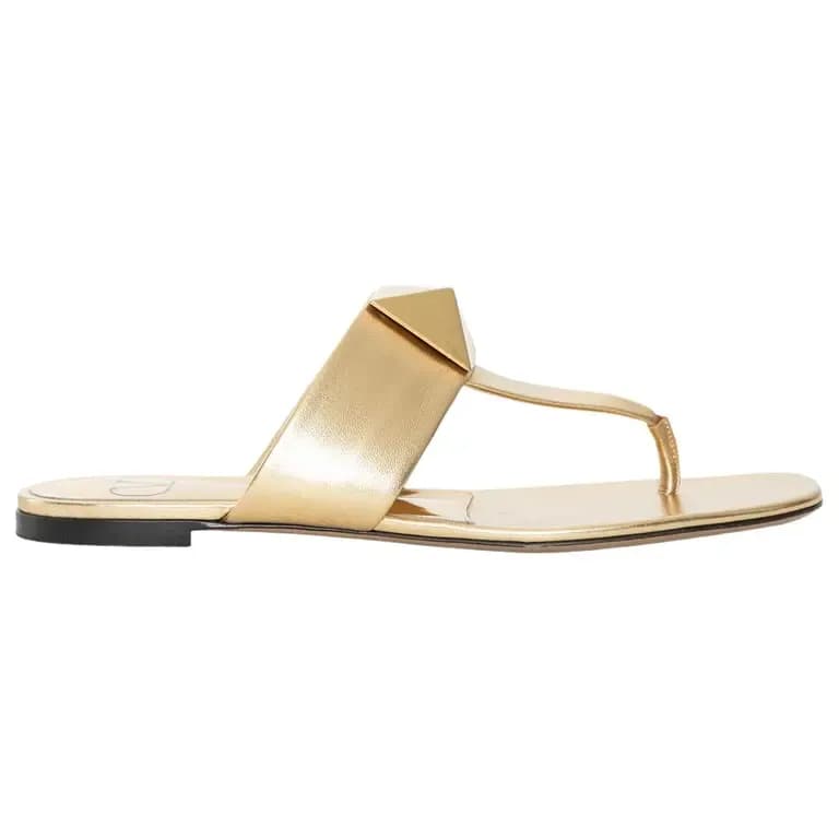 Valentino Garavani — One Stud leather sandal — Designer Shoe — resale