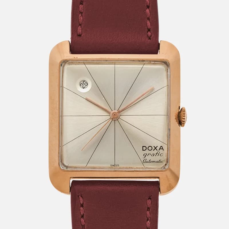 Doxa — 1950s Doxa grafic Automatic Ref. 1181-18 In 18k Rose Gold — Watch — resale