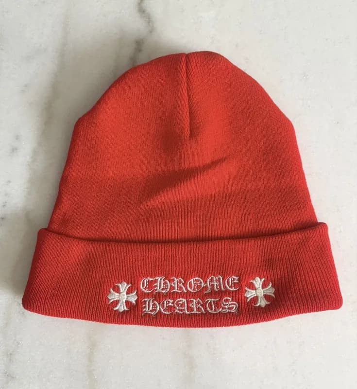 Chrome Hearts — Chrome hearts logo beanie — Designer Shoe — resale