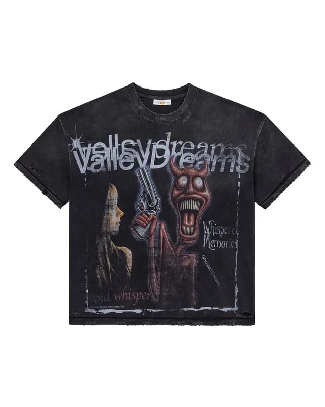 Vale Forever Black Psychopath Tee Shirt Valley Dreams — streetwear — resale