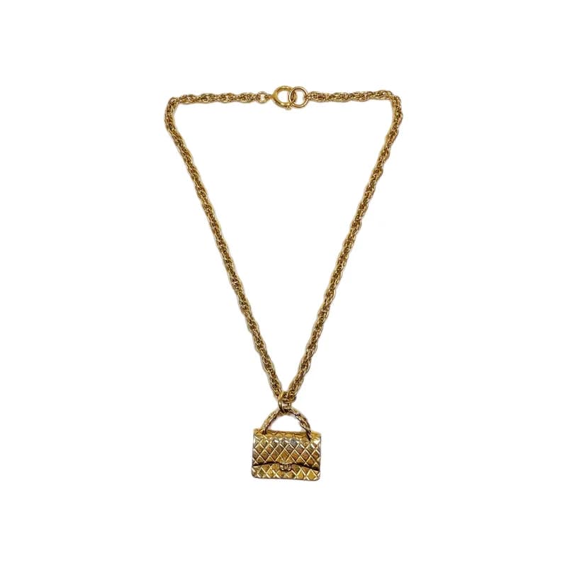 Chanel — Chanel Gold Handbag Choker — Jewelry — resale