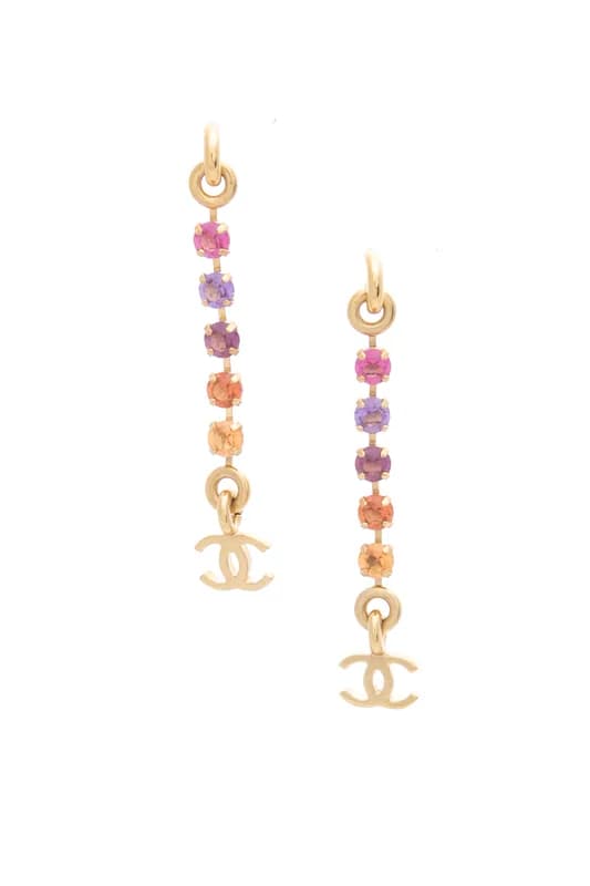Chanel — CC Drop Earrings — Jewelry — resale