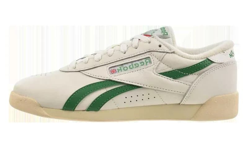 Reebok — Freestyle Lo Shoes WMNS "Chalk/Glengreen/Paperwhite" 100256054 — Sneaker — resale