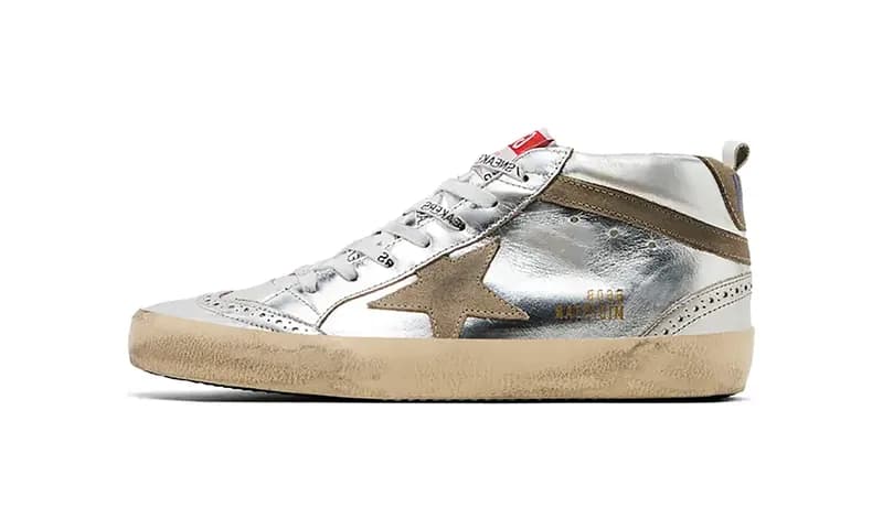 Golden Goose — Mid Star WMNS "Silver Laminated" GWF00122.F002794.70216 — Sneaker — resale