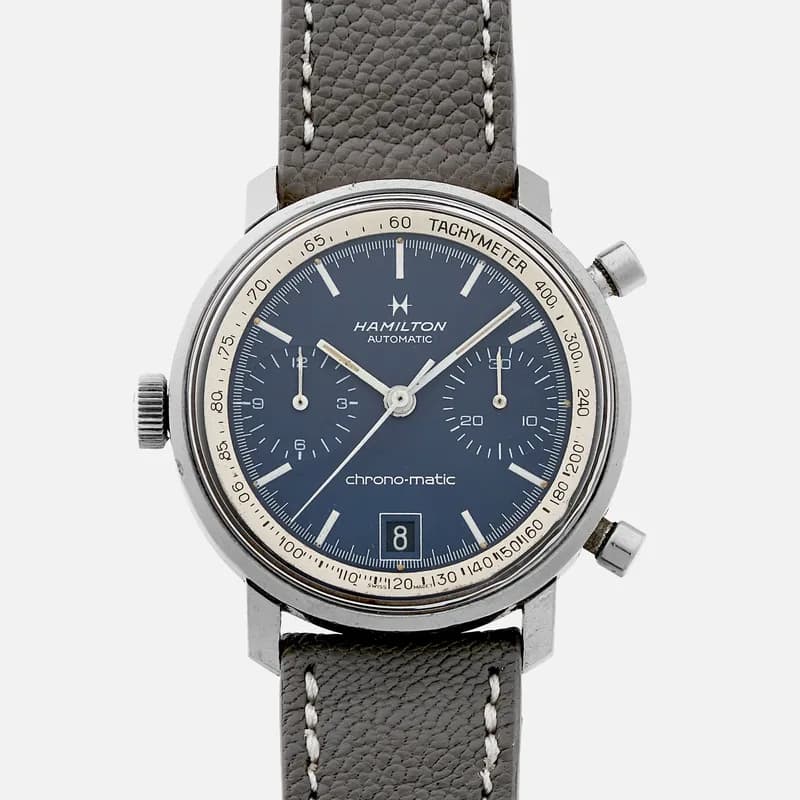 Hamilton — 1969 Hamilton Chrono-Matic Ref. 11002-3 'Blue' — Watch — resale