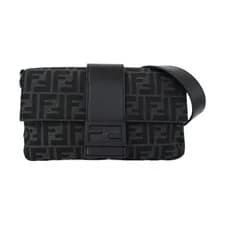 Fendi — FENDI Baguette Crossbody bags Cloth Grey Free Shipping | Duties Paid — Handbag — resale