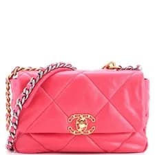 Chanel — Chanel 19 Flap Bag Quilted Leather Medium — Handbag — resale