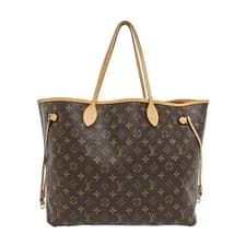 Louis Vuitton — LOUIS VUITTON NEVERFULL Handbags Leather Brown Free Shipping | Duties Paid — Handbag — resale