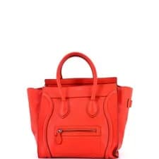 Celine — Celine Luggage Bag Grainy Leather Mini — Handbag — resale