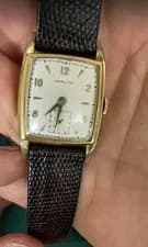 Hamilton — Hamilton Dunham Vintage Mens Unisex Mechanical Wristwatch 747 14k Gold Filled — Watch — resale