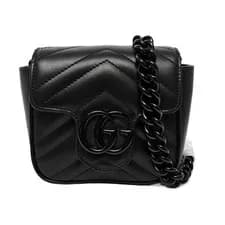 Gucci — GUCCI GG Marmont Crossbody bags Leather Black Free Shipping | Duties Paid — Handbag — resale