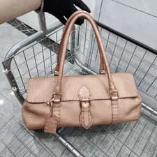 Fendi — Fendi Vintage Pink Baguette Shoulder Handbag For Women — Handbag — resale