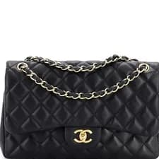 Chanel — Chanel Classic Double Flap Bag Quilted Lambskin Jumbo — Handbag — resale