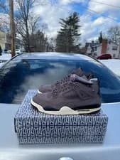 Jordan — Size 10.5 - Jordan 4 Retro x A Ma Maniere Mid Violet Ore — Sneaker — resale