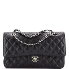 Chanel — Chanel Classic Double Flap Bag Quilted Caviar Medium — Handbag — resale