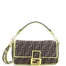 Fendi — Fendi Baguette NM Bag Zucca Canvas Medium — Handbag — resale