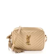 Saint Laurent — Saint Laurent Lou Camera Bag Matelasse Chevron Leather Small — Handbag — resale